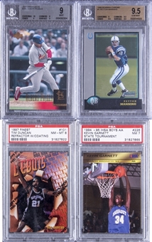 1994/95-2001 Assorted Brands Multi-Sports Stars Graded Collection (4 Different)